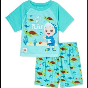 Cocomelon fijama set Blue Pajama Set